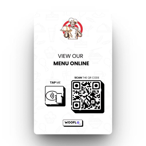 NFC Card Restaurant Menu