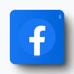 Plaque NFC Facebook 2.0 Moderna ™