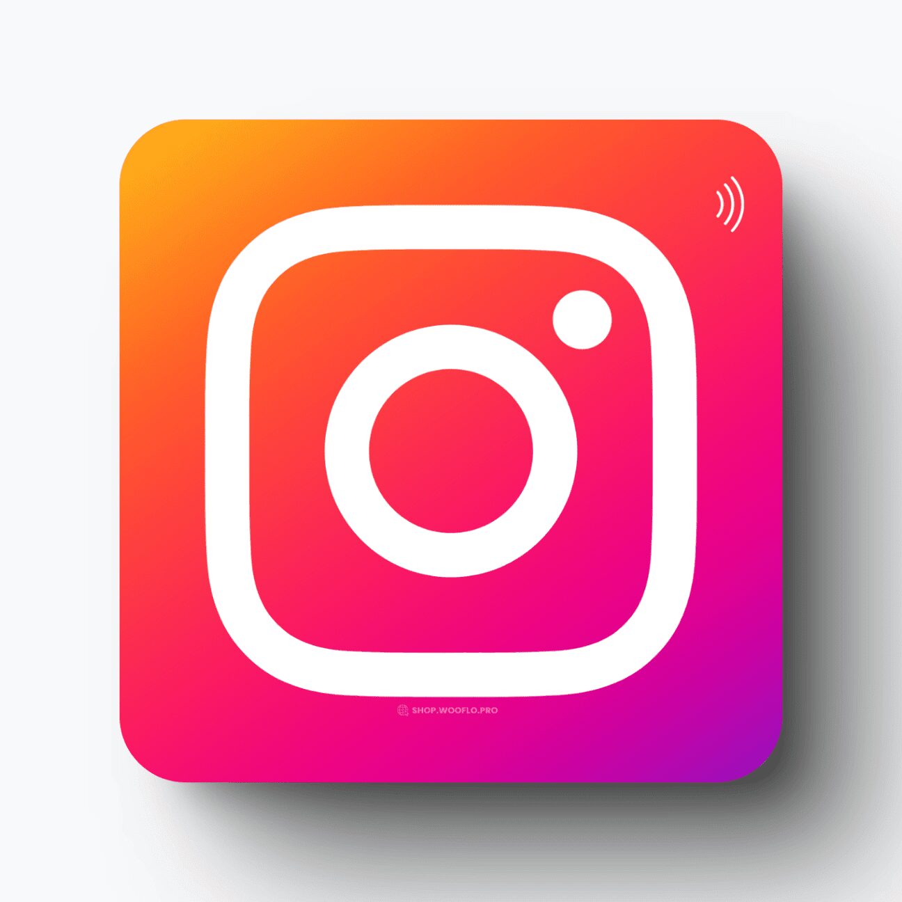 insta 1-min Plaque NFC Instagram 2.0 Moderna ™ - Image 1