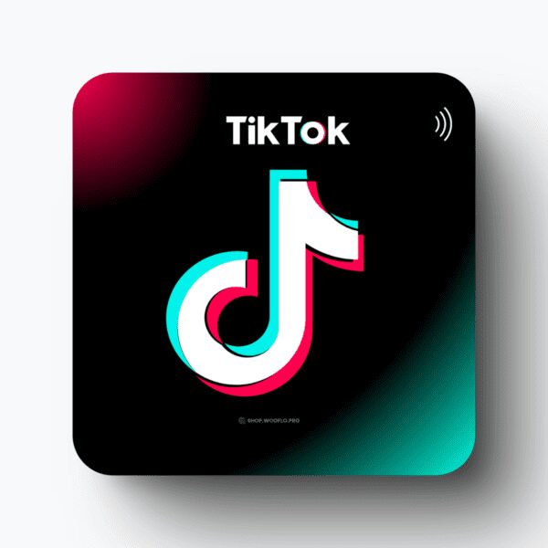 Plaque NFC Tiktok 2.0 Moderna ™