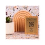 Aspect inox - Totem QR Code vertical - Bois - Image 3
