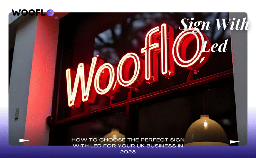 sign with led
