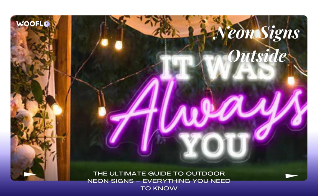 neon signs outside